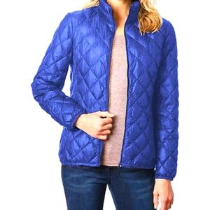 32 Degrees Purple Down Quilted Jacket